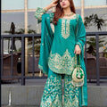 New Trending Chinon Silk Palazzo Set