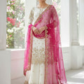 Pakistani 3-piece ensemble in Fandy Silk
