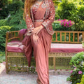 Luxury Ready-to-Wear Satin Saree with Designer Koti 