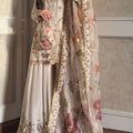 Luxurious Chinon Top-Sharara-Dupatta Set