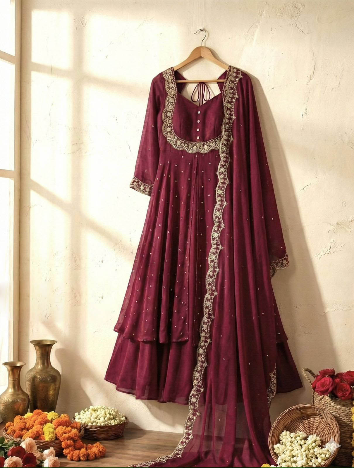Premium Skirt & Cape Set