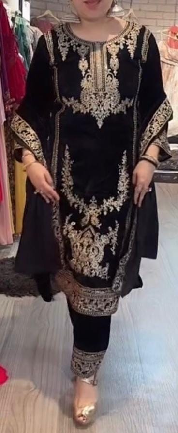 Premium Viscous Velvet Suit