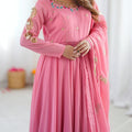 Premium Faux Georgette Gown