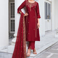 Premium Vichitra Silk Kurta Set