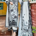 Printed Malai Satin 3-Piece Set