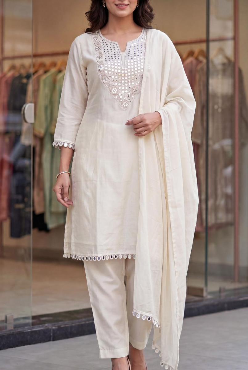 Rangoli Crush Silk Suit