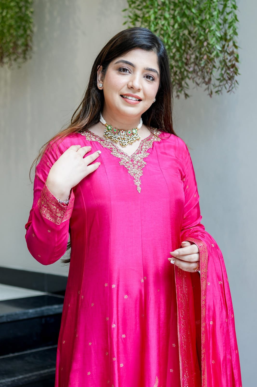 Royal Banarsi Anarkali Set