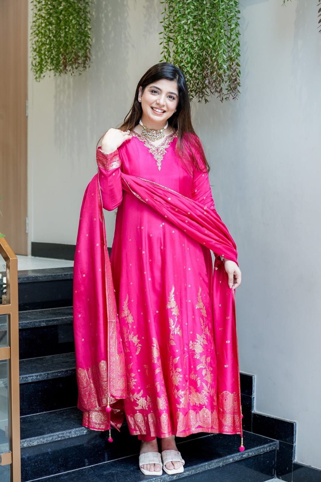 Royal Banarsi Anarkali Set
