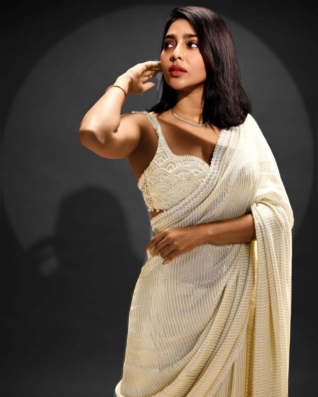 Sequins Design Saree