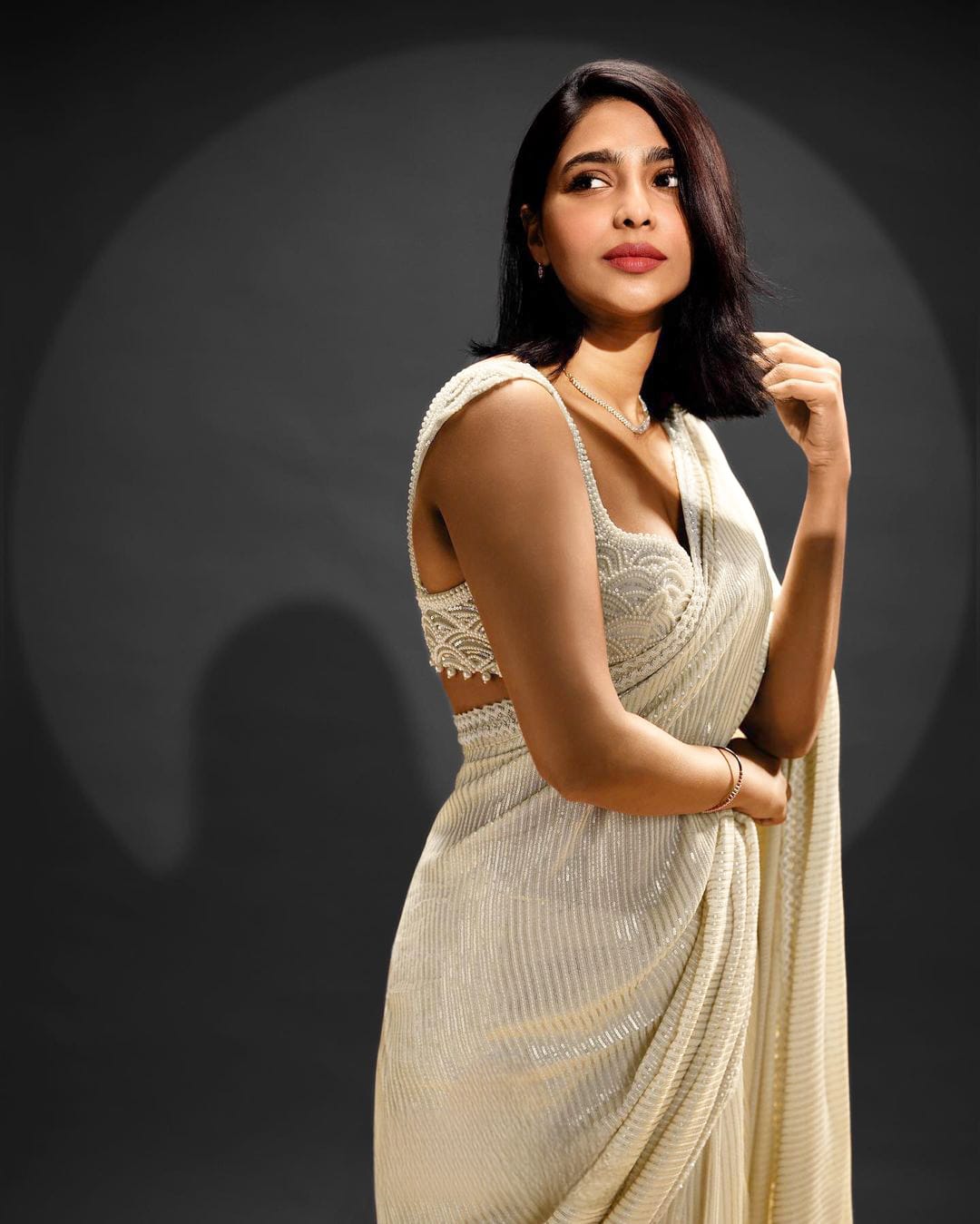 Sequins Design Saree