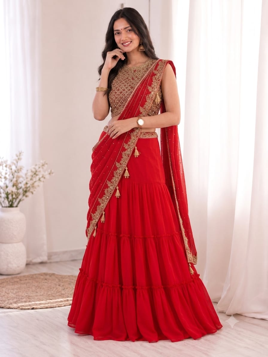 Sparkle & Elegance Lehenga Choli Set