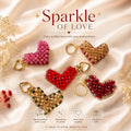 Sparkle of Love – Crystal Heart Keychains