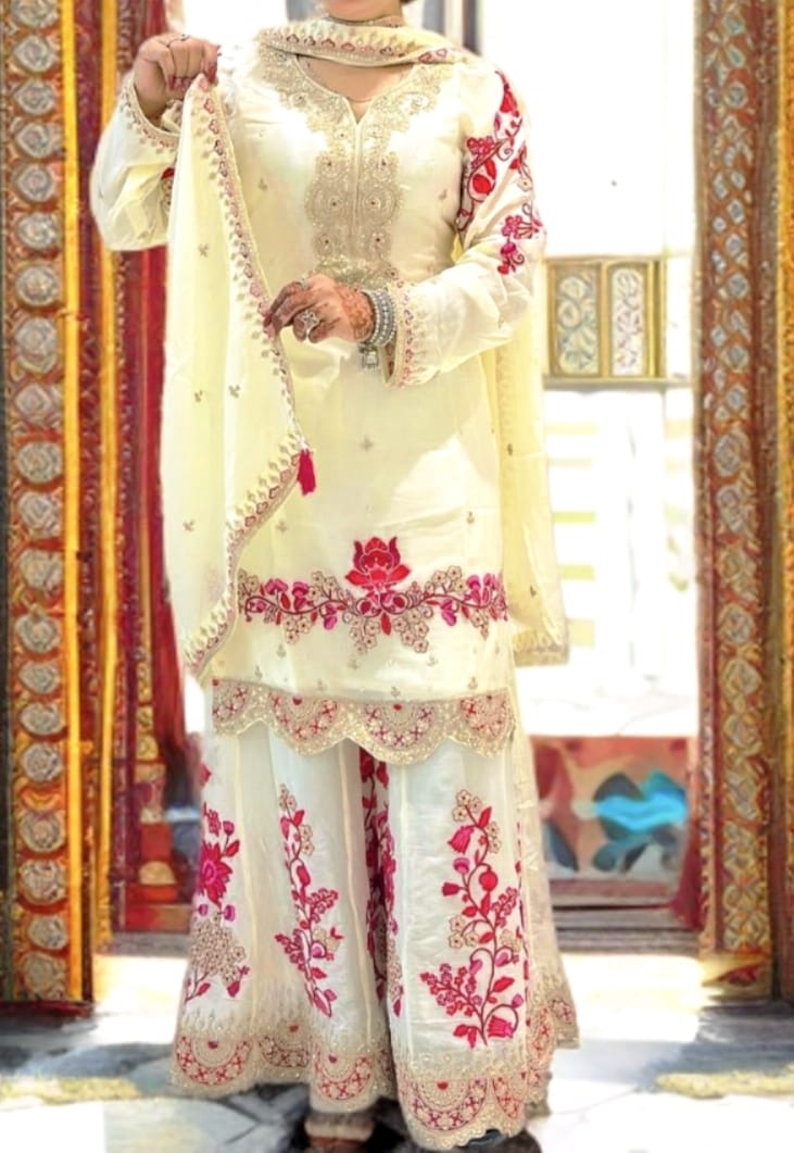 Top-Sharara-Dupatta Set