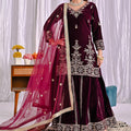 Top–Sharara–Dupatta Set
