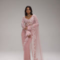 Trending Sequins Net Saree