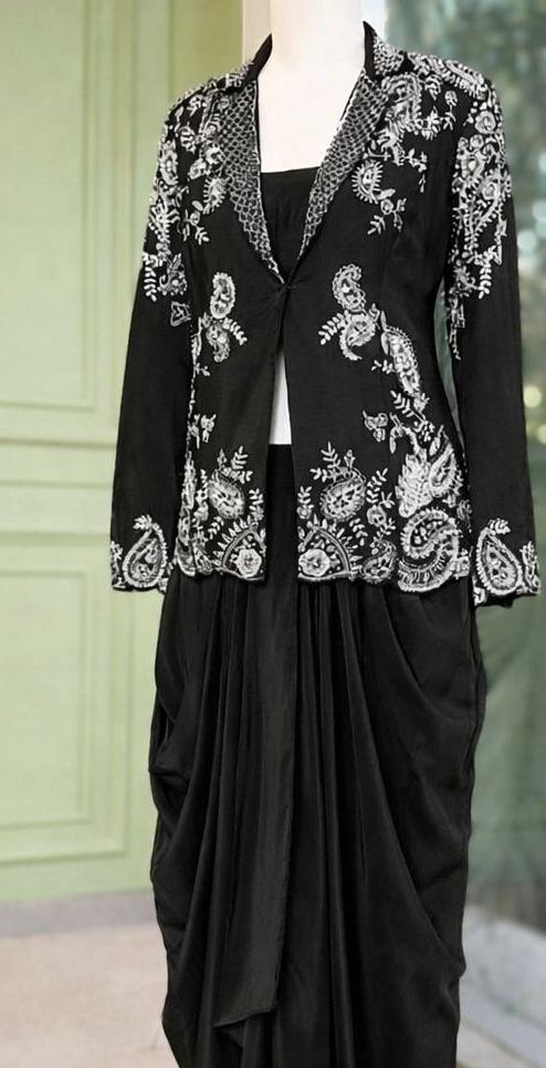 Trending Koti with Dhoti Lehenga