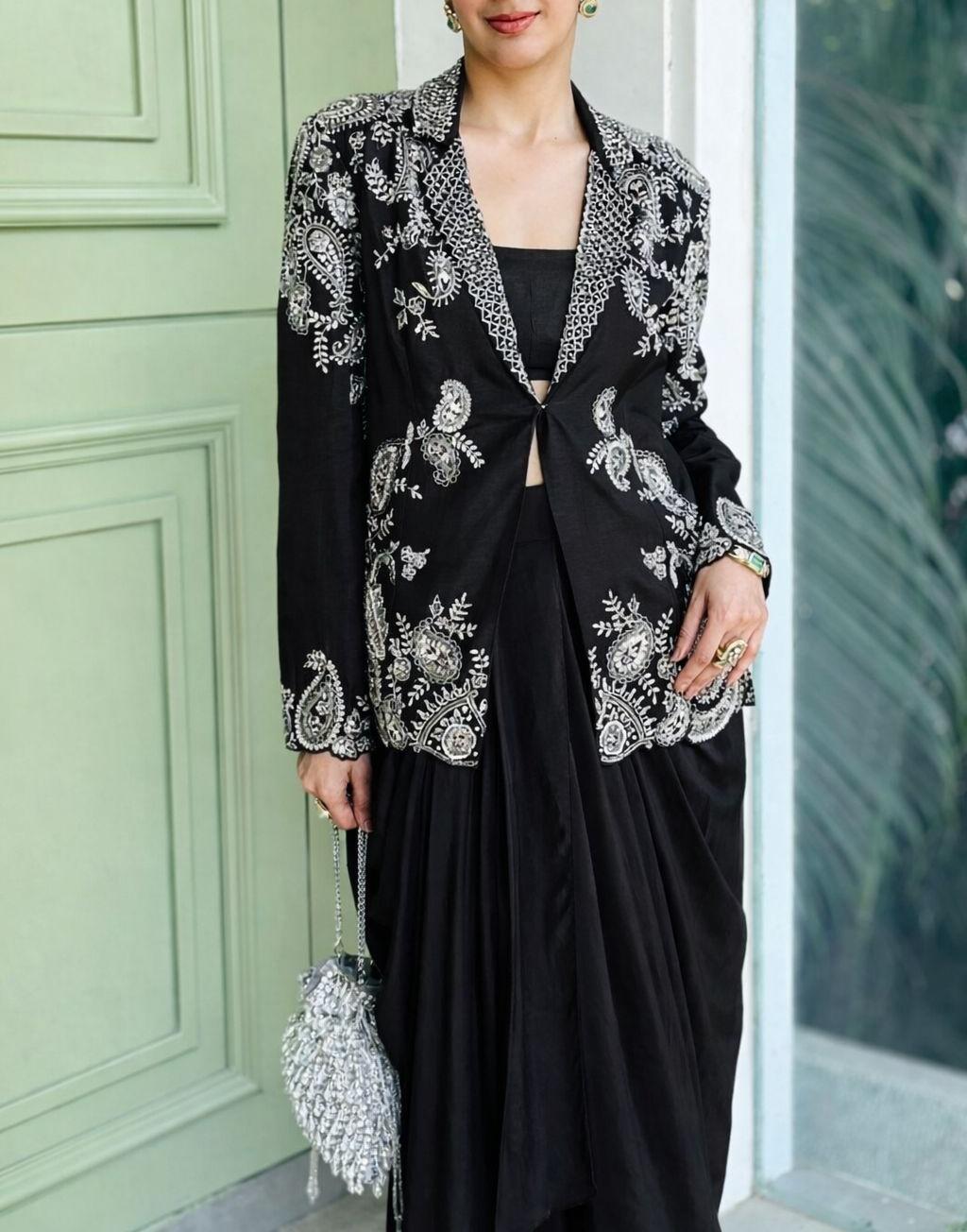 Trending Koti with Dhoti Lehenga
