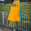 Trendy Traditional Zari Work Gown