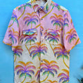 Tropical Vibes Palm Print Shirt