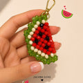 Watermelon Beaded Charm