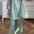 Banana Silk Suit Set