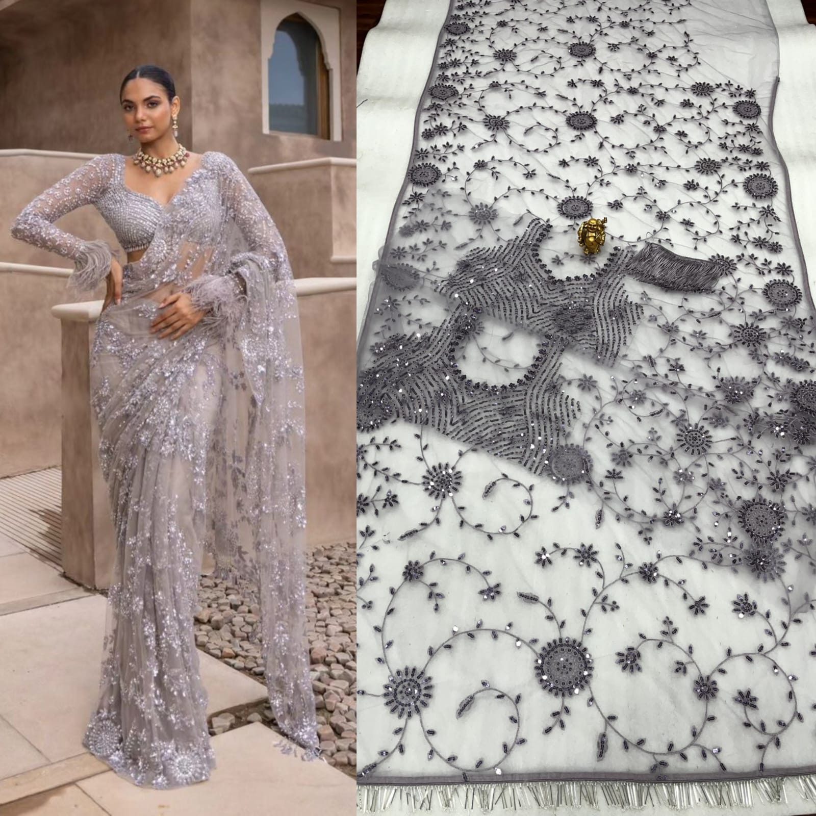 Bollywood Designer Net Saree